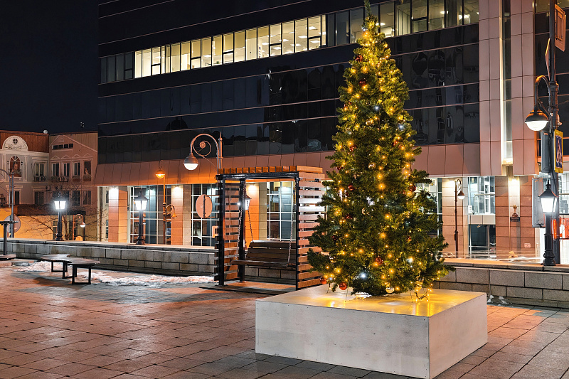 Novogodnyaya illyuminatsiya 2025 6 