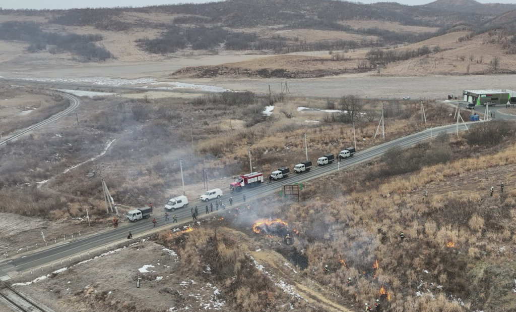 В Приморье начались контролируемые отжиги сухой растительности