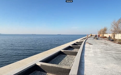 Новую набережную строят в сторону мыса Кунгасного во Владивостоке